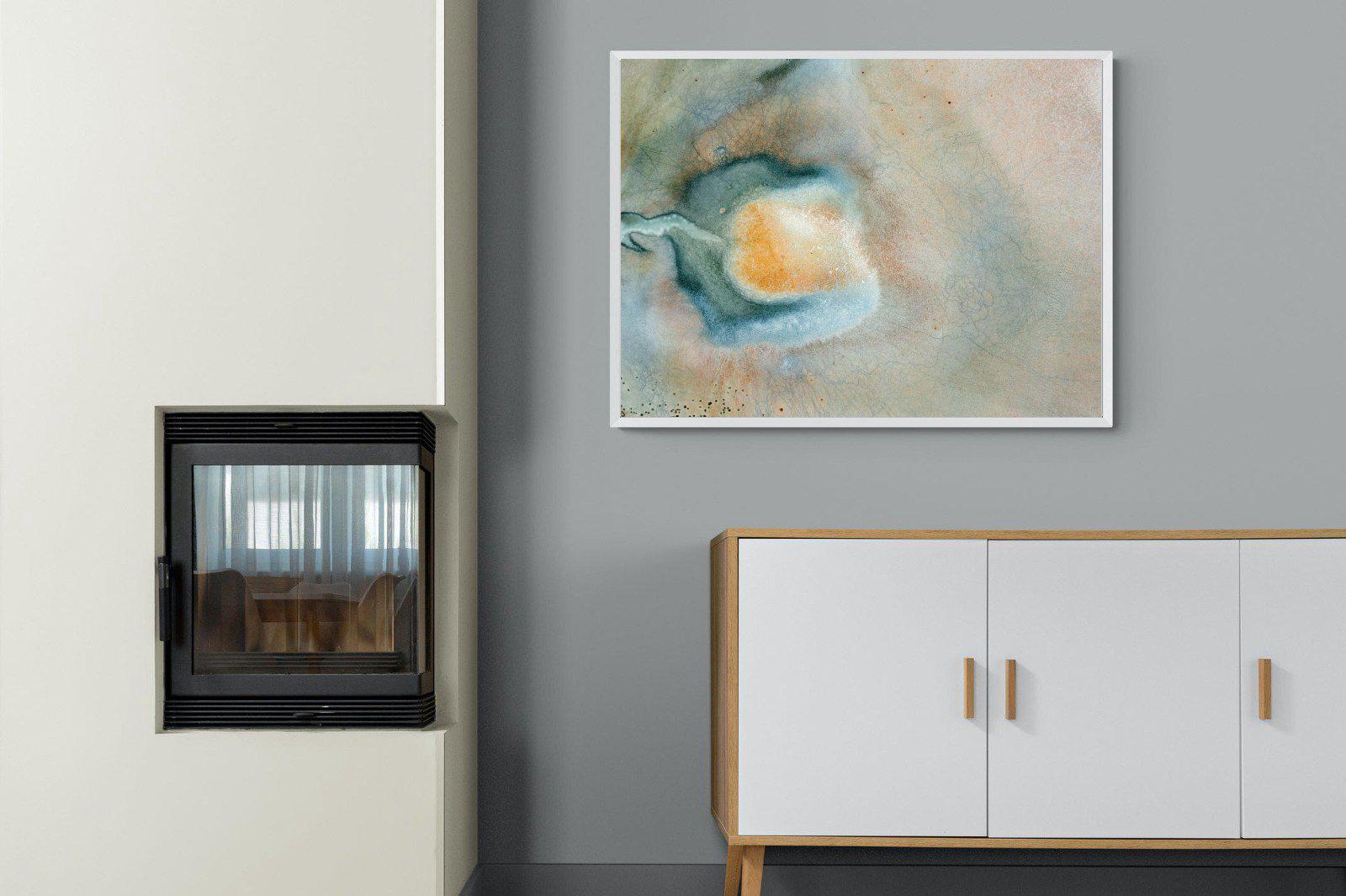 Textured Earth-Wall_Art-100 x 75cm-Mounted Canvas-White-Pixalot