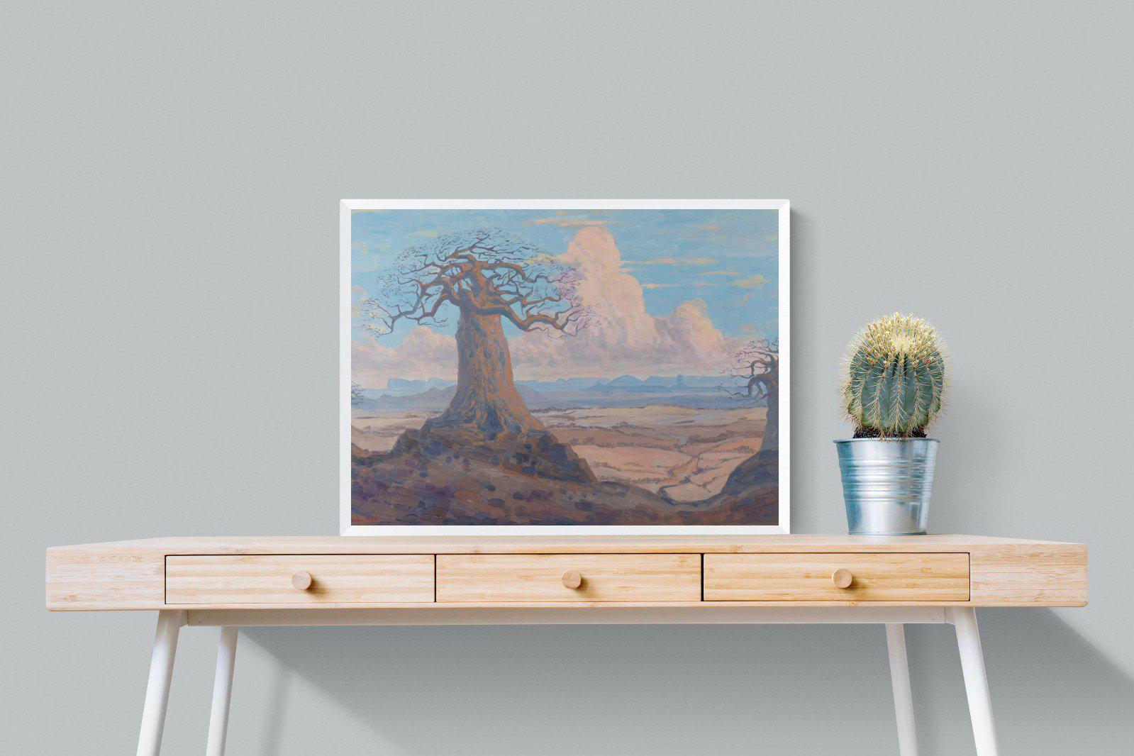 The Baobab Tree-Wall_Art-80 x 60cm-Mounted Canvas-White-Pixalot
