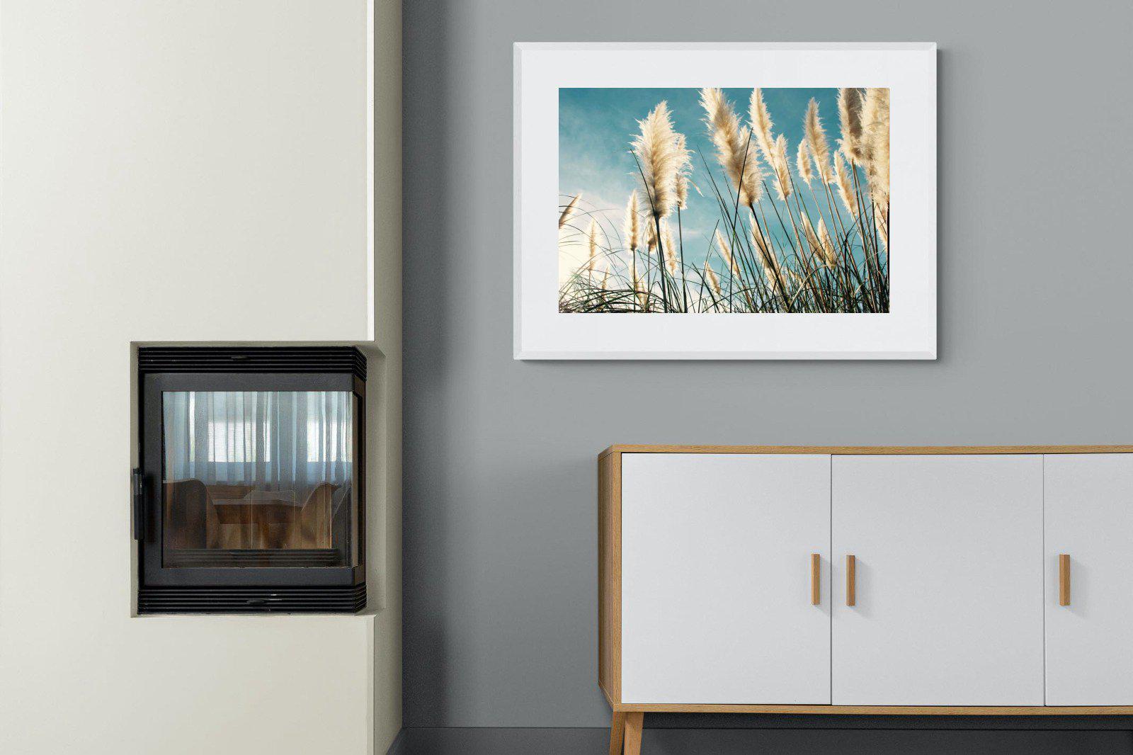 Toitoi-Wall_Art-100 x 75cm-Framed Print-White-Pixalot