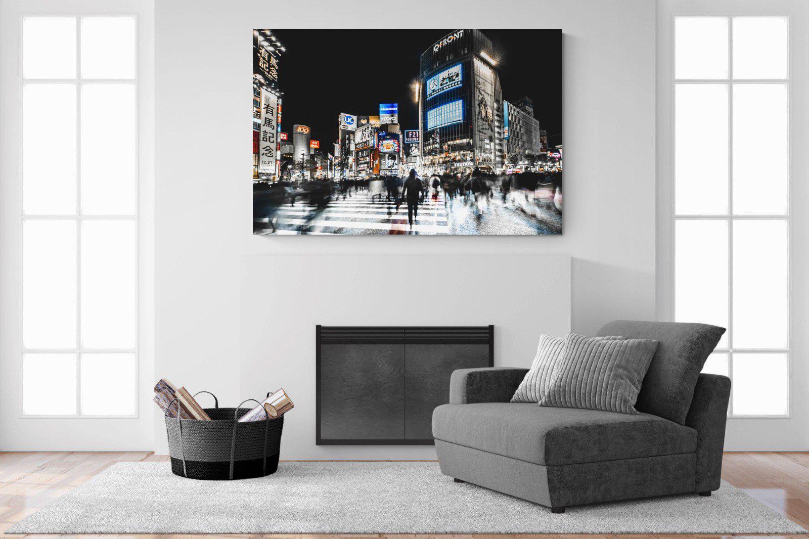 Tokyo Never Sleeps-Wall_Art-150 x 100cm-Mounted Canvas-No Frame-Pixalot