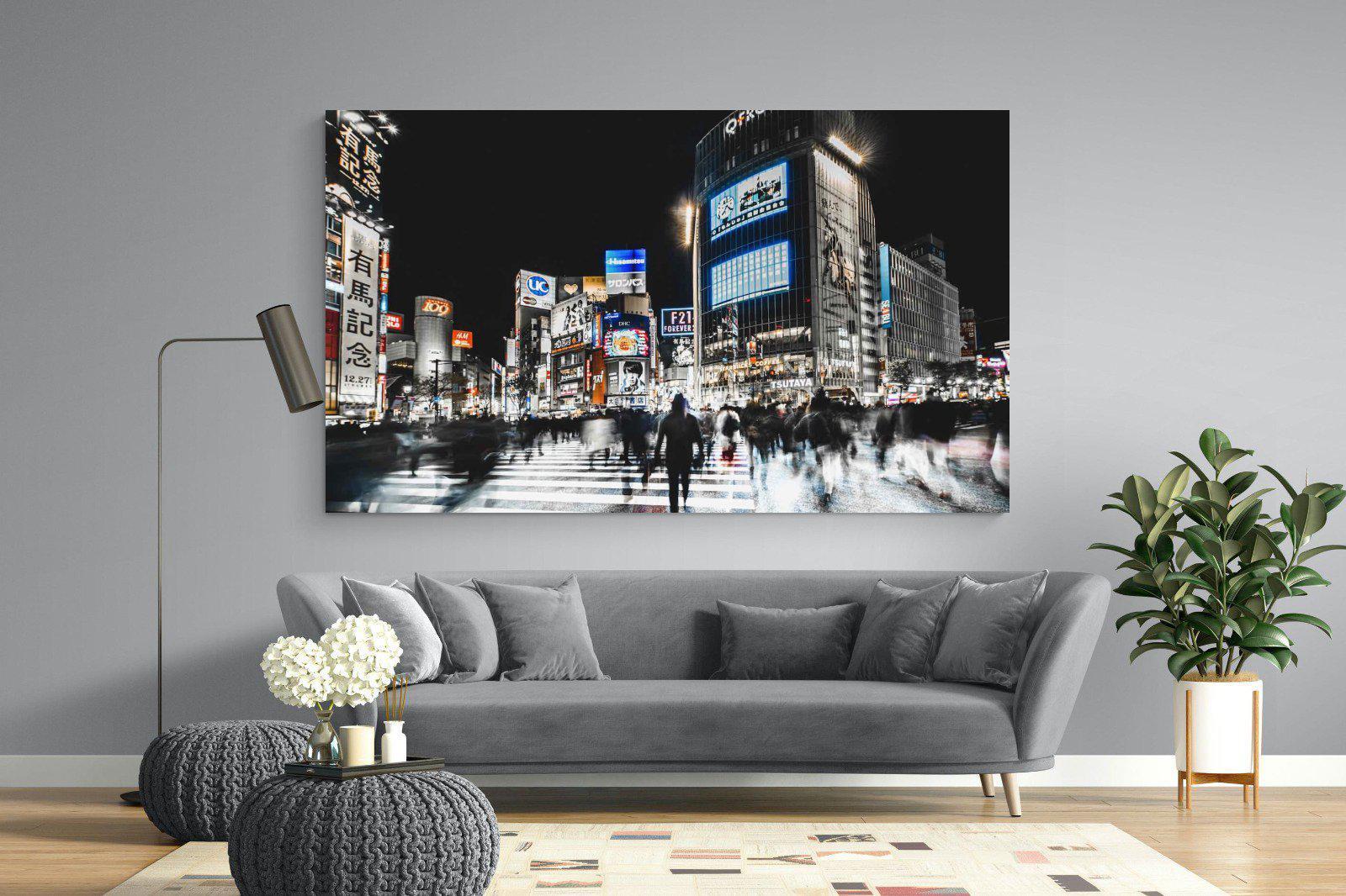 Tokyo Never Sleeps-Wall_Art-220 x 130cm-Mounted Canvas-No Frame-Pixalot