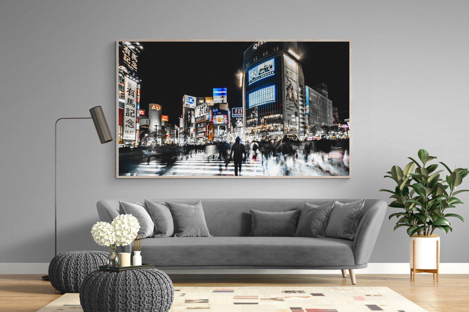 Tokyo Never Sleeps-Wall_Art-220 x 130cm-Mounted Canvas-Wood-Pixalot