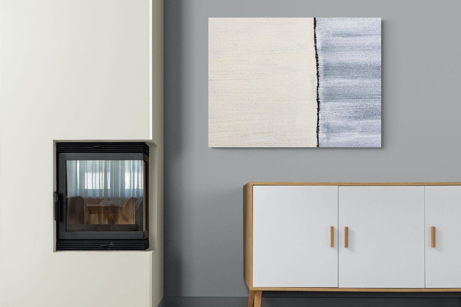 Two Thirds-Wall_Art-100 x 75cm-Mounted Canvas-No Frame-Pixalot