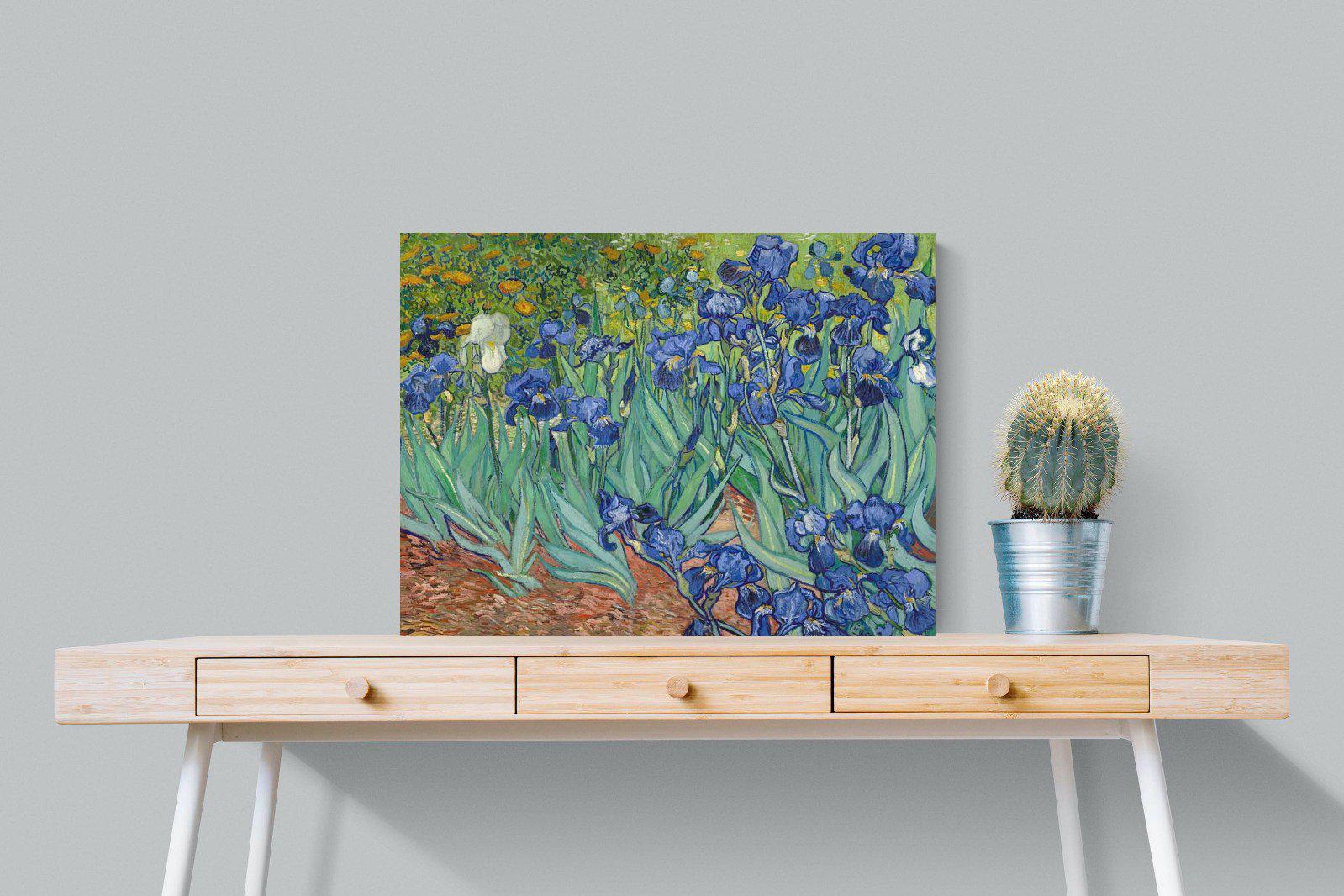 Van Gogh Irises-Wall_Art-80 x 60cm-Mounted Canvas-No Frame-Pixalot