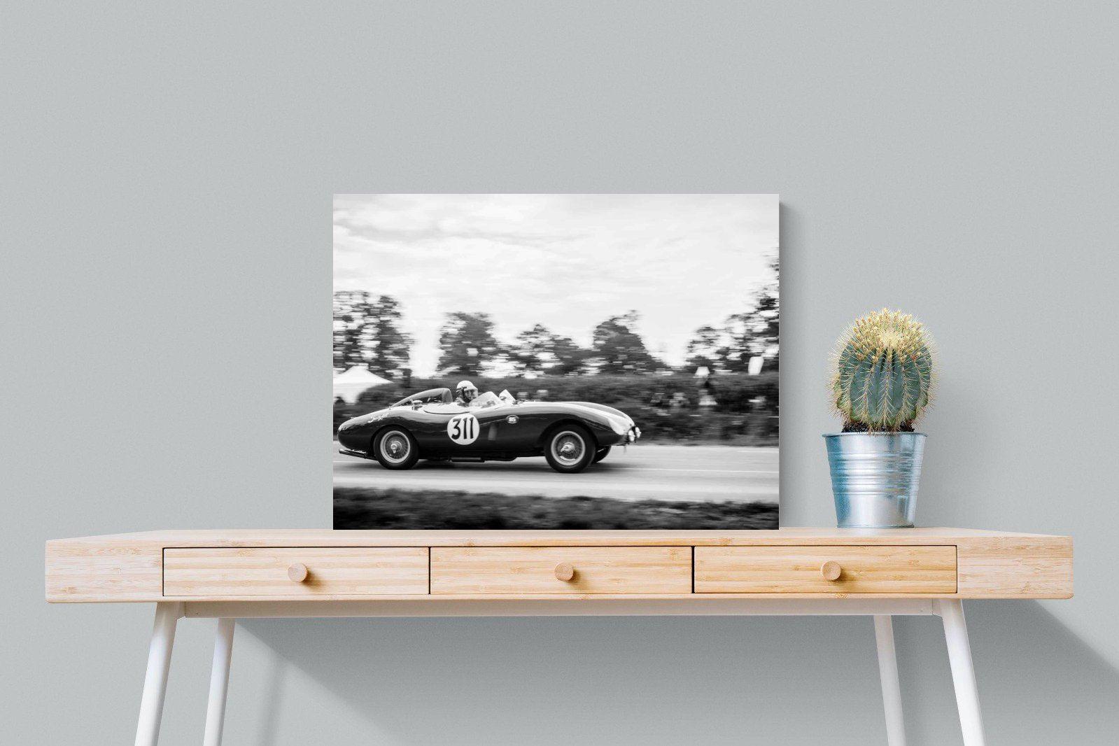 Vintage Grand Prix-Wall_Art-80 x 60cm-Mounted Canvas-No Frame-Pixalot