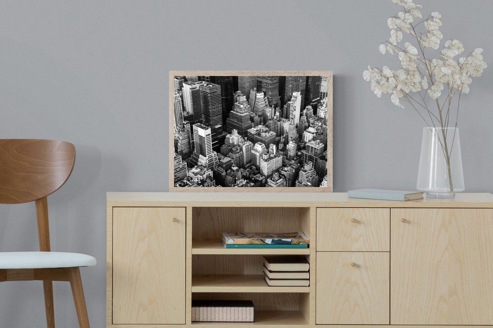 Vintage NYC-Wall_Art-60 x 45cm-Mounted Canvas-Wood-Pixalot