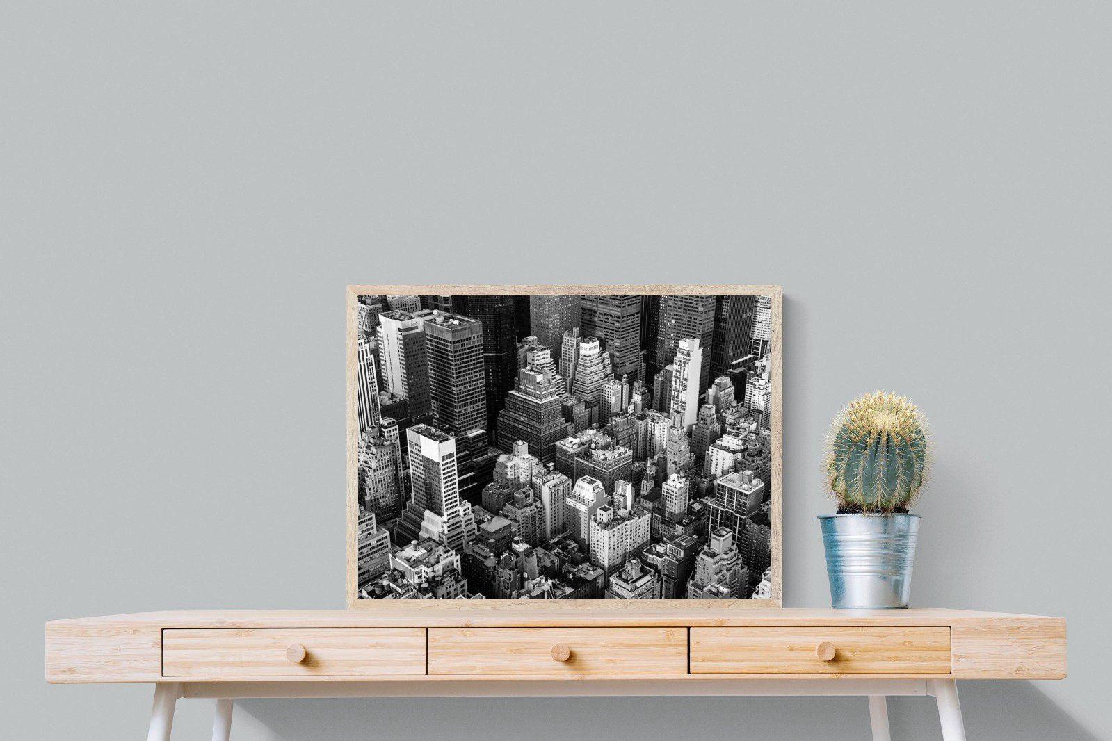 Vintage NYC-Wall_Art-80 x 60cm-Mounted Canvas-Wood-Pixalot
