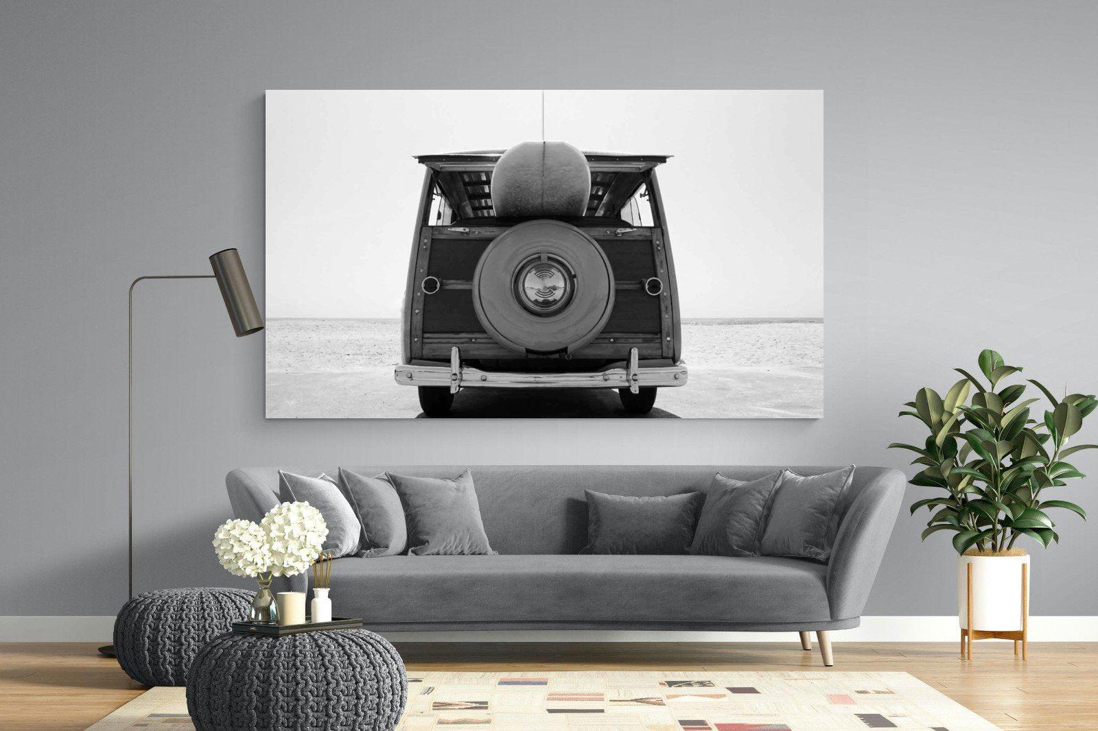 Vintage Surf-Wall_Art-220 x 130cm-Mounted Canvas-No Frame-Pixalot