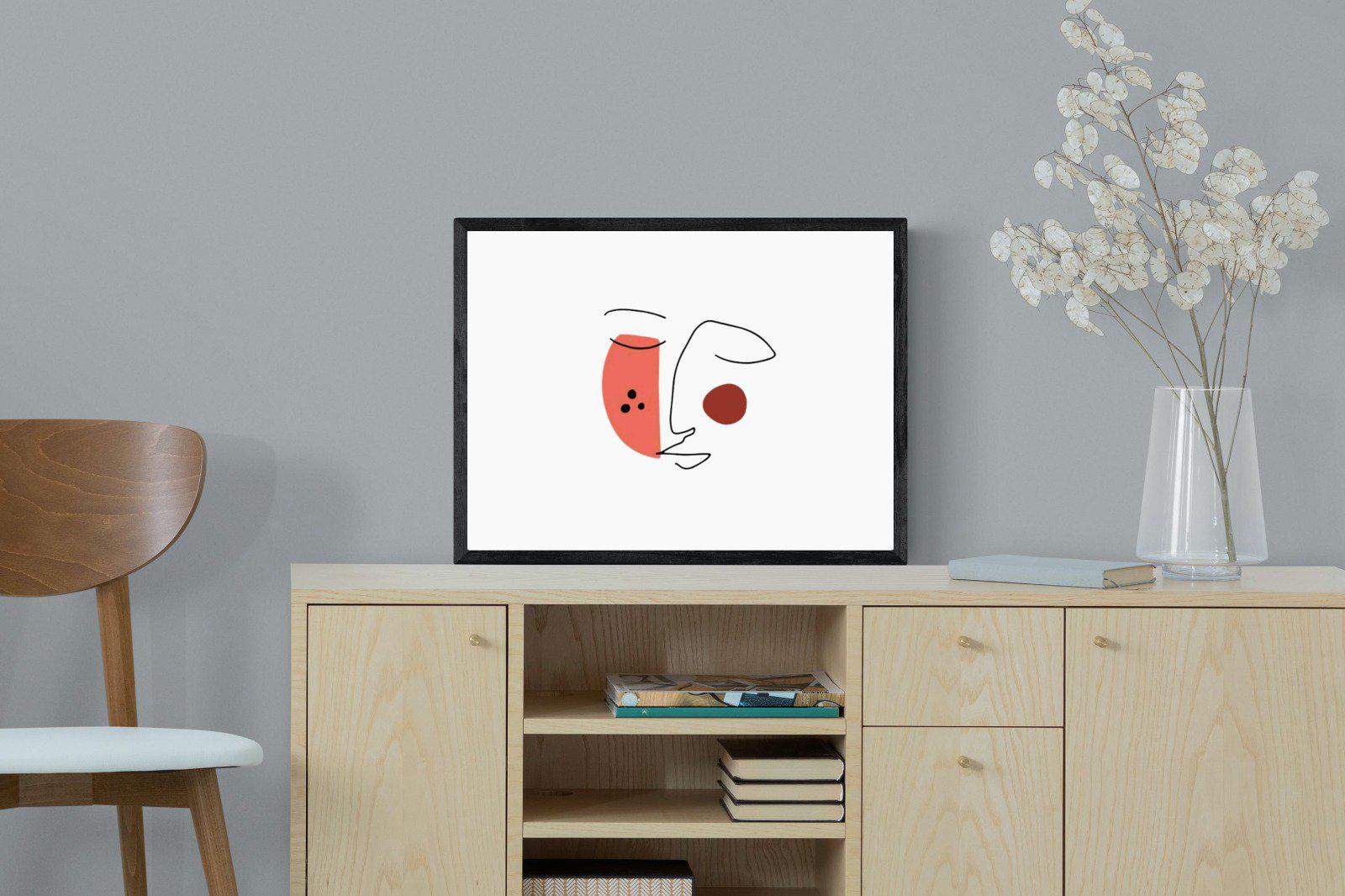 Viviene-Wall_Art-60 x 45cm-Mounted Canvas-Black-Pixalot