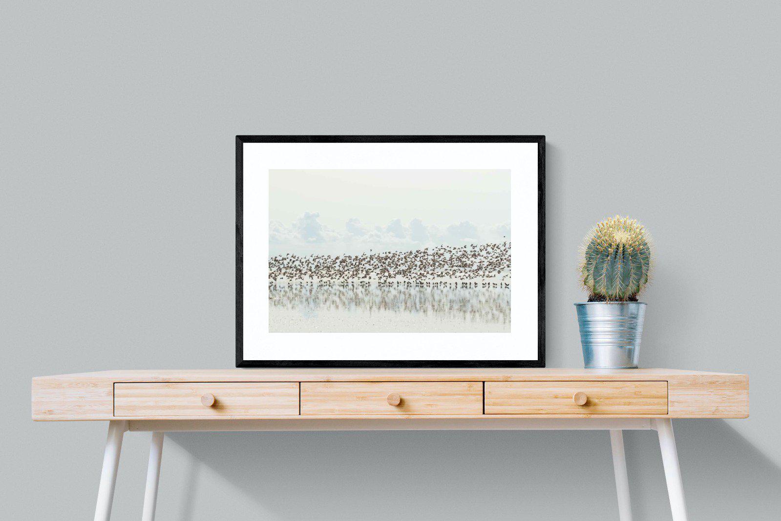 Waders-Wall_Art-80 x 60cm-Framed Print-Black-Pixalot