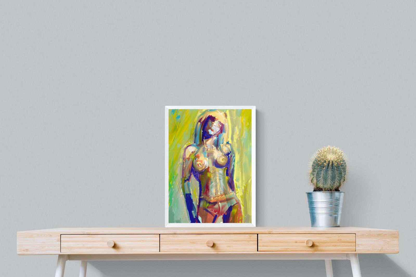 Watchya Lookin' At-Wall_Art-45 x 60cm-Mounted Canvas-White-Pixalot