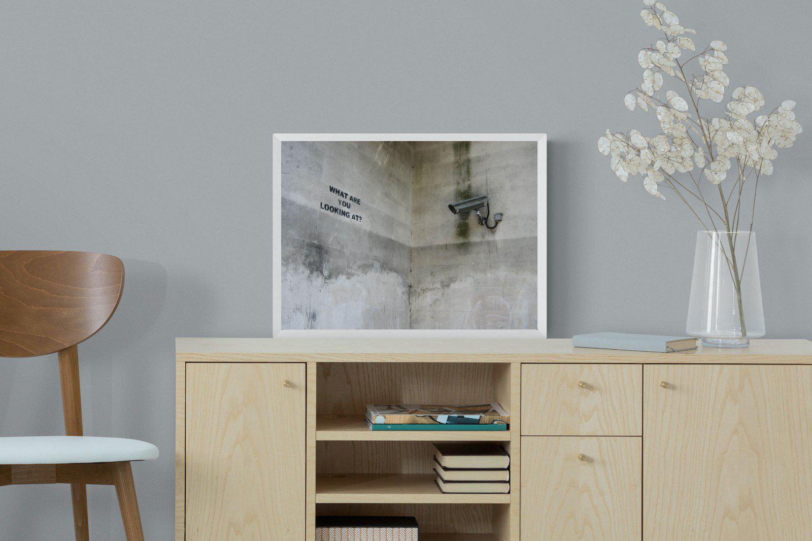 What Are You Looking At-Wall_Art-60 x 45cm-Mounted Canvas-White-Pixalot