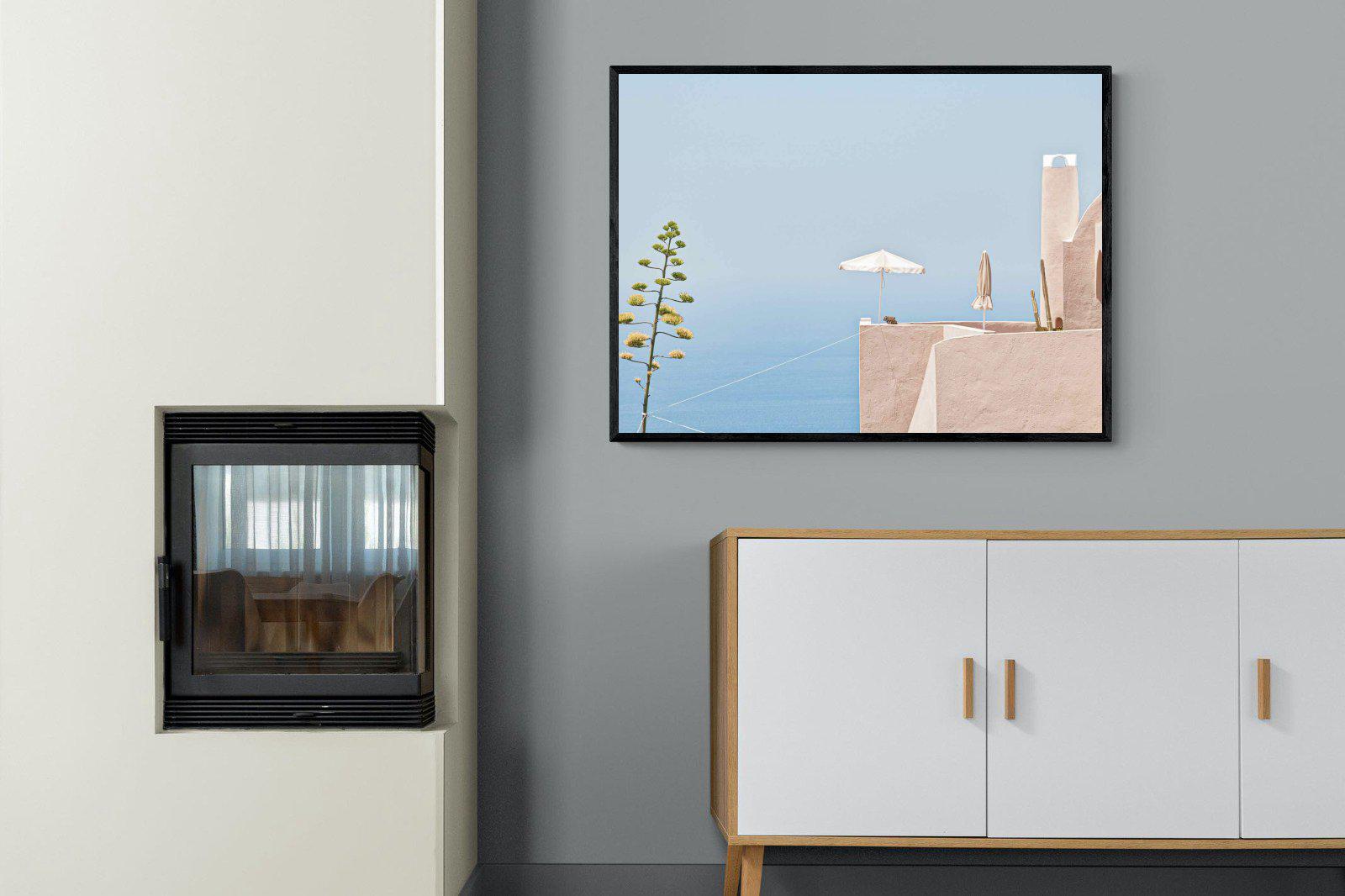 Where The Sea Meets The Sky-Wall_Art-100 x 75cm-Mounted Canvas-Black-Pixalot