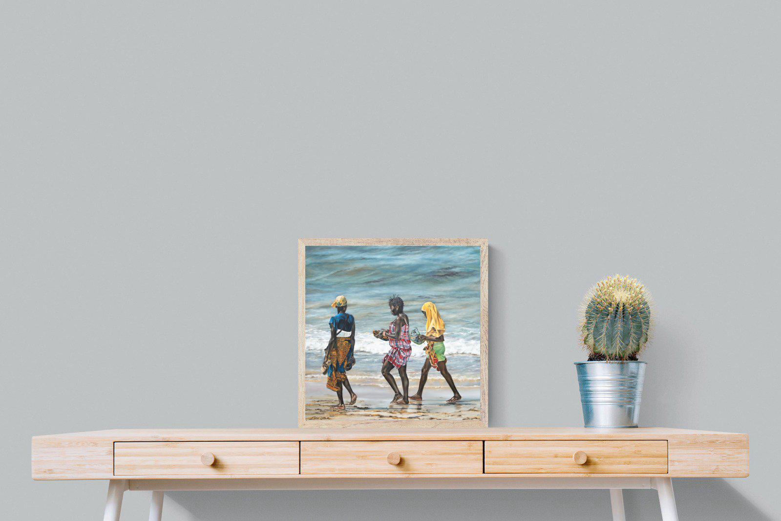 Women of Wimbi-Wall_Art-50 x 50cm-Mounted Canvas-Wood-Pixalot