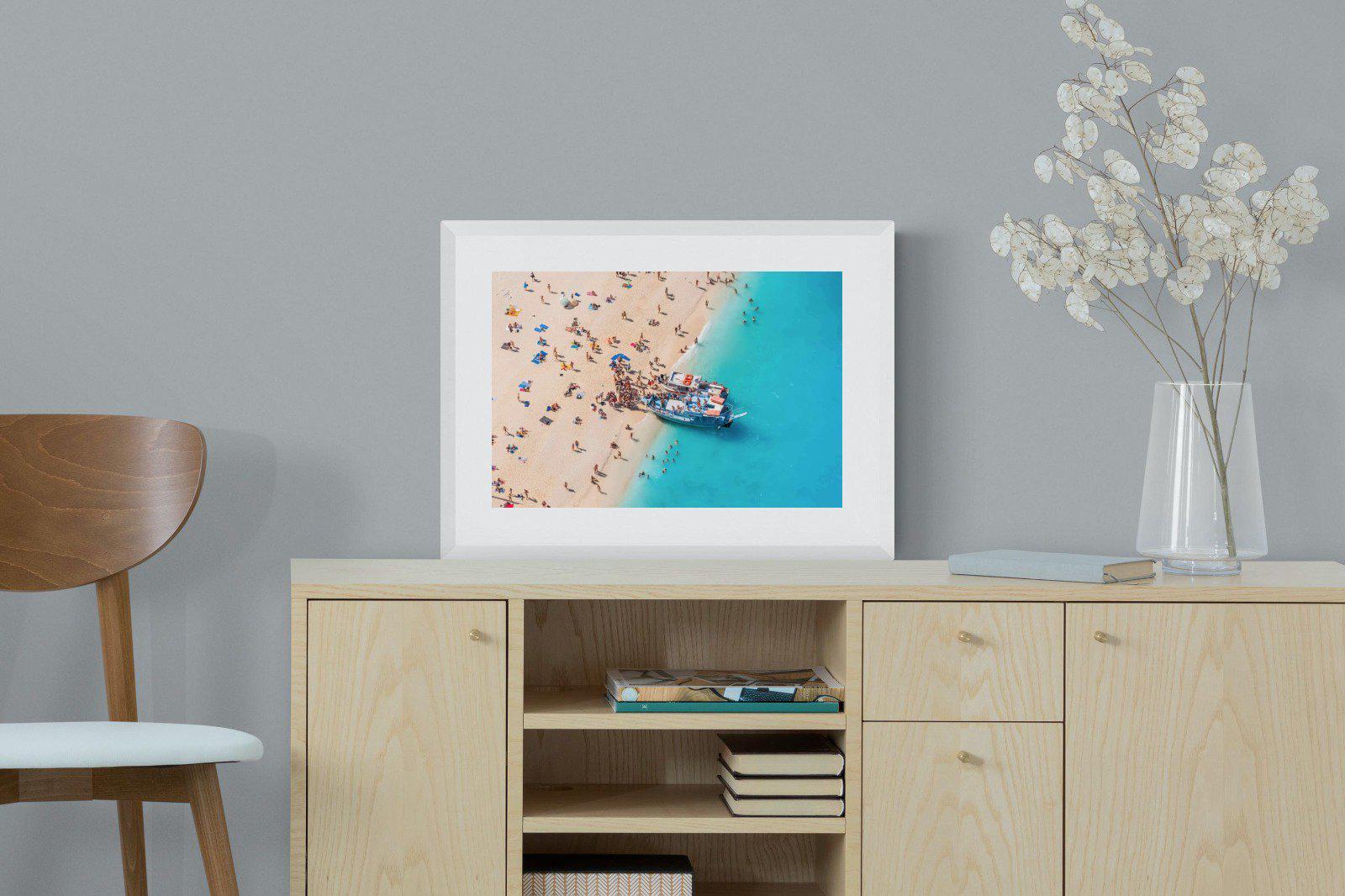 Zakynthos-Wall_Art-60 x 45cm-Framed Print-White-Pixalot