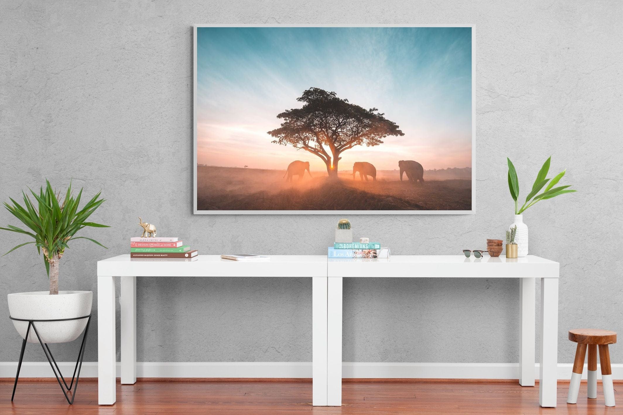 Acacia Cover-Wall_Art-150 x 100cm-Mounted Canvas-White-Pixalot