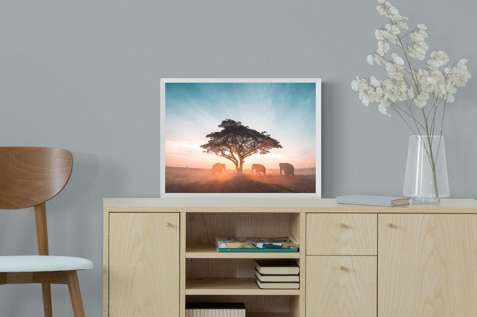 Acacia Cover-Wall_Art-60 x 45cm-Mounted Canvas-White-Pixalot