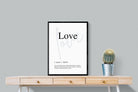 Amare-Wall_Art-60 x 80cm-Mounted Canvas-Black-Pixalot
