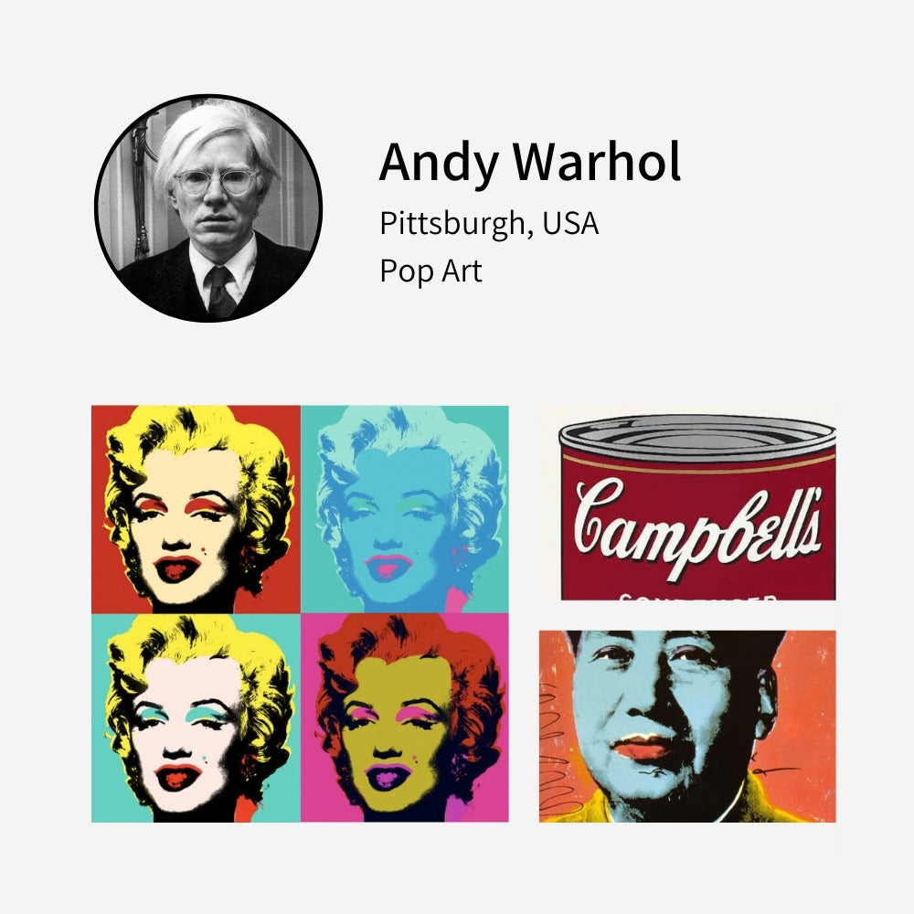 Pixalot profile of Andy Warhol