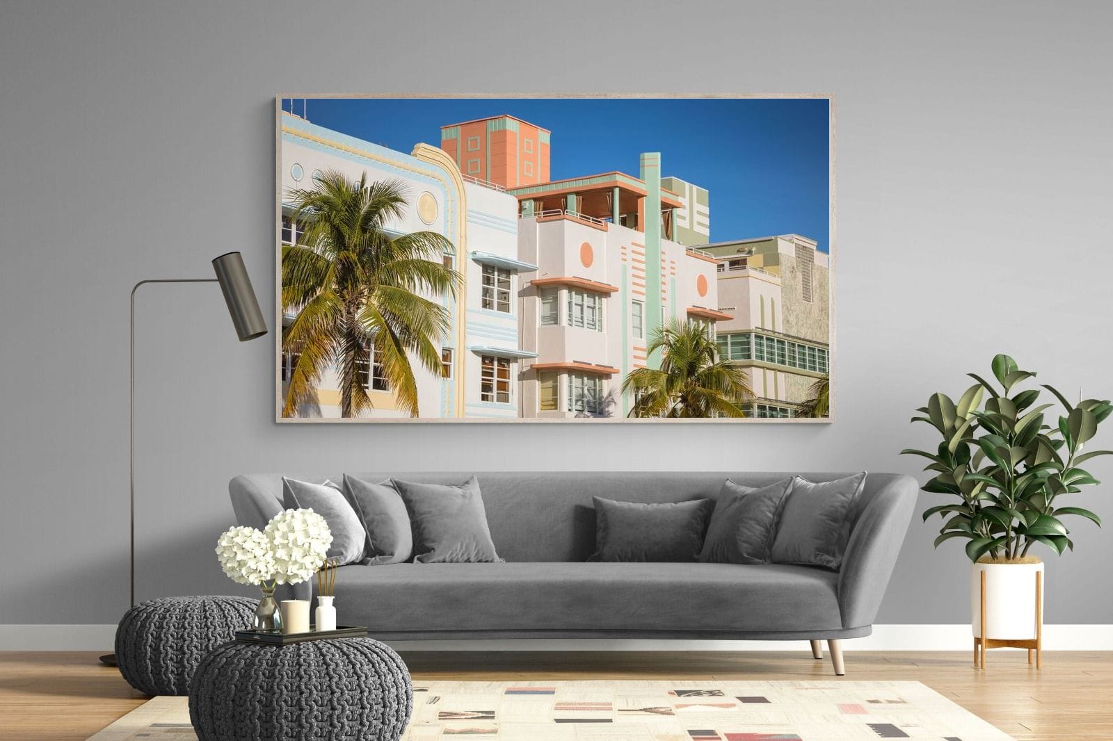 Art Deco Design-Wall_Art-220 x 130cm-Mounted Canvas-Wood-Pixalot