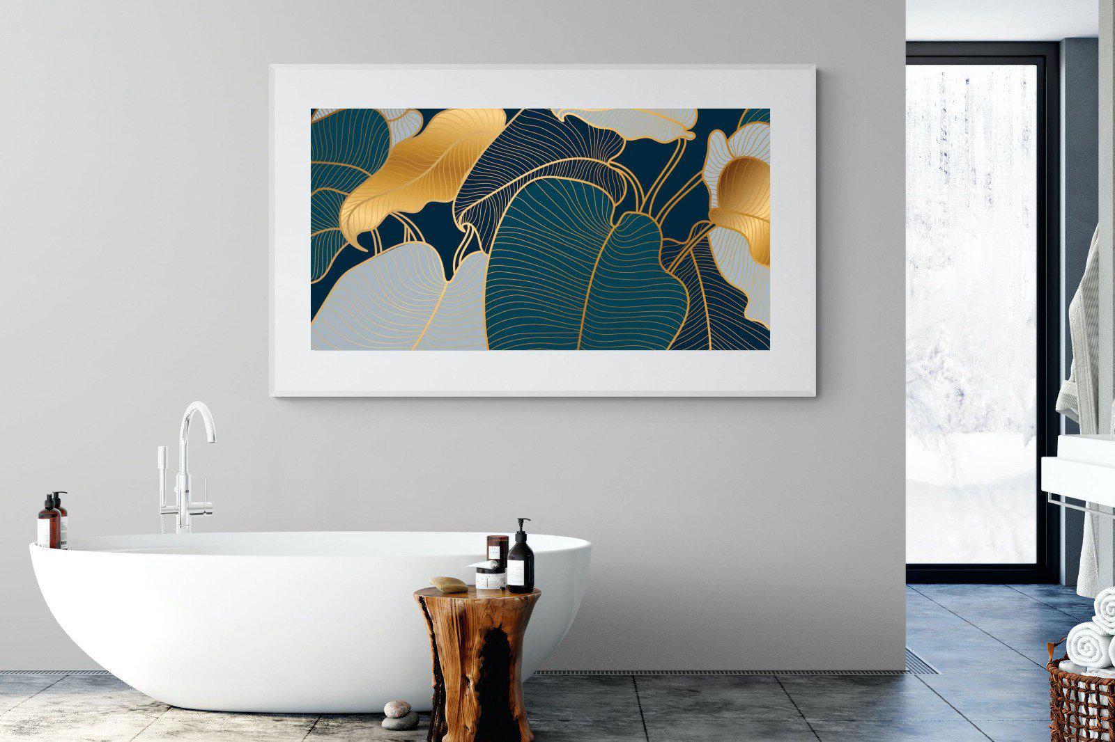 Art Deco-Wall_Art-180 x 110cm-Framed Print-White-Pixalot