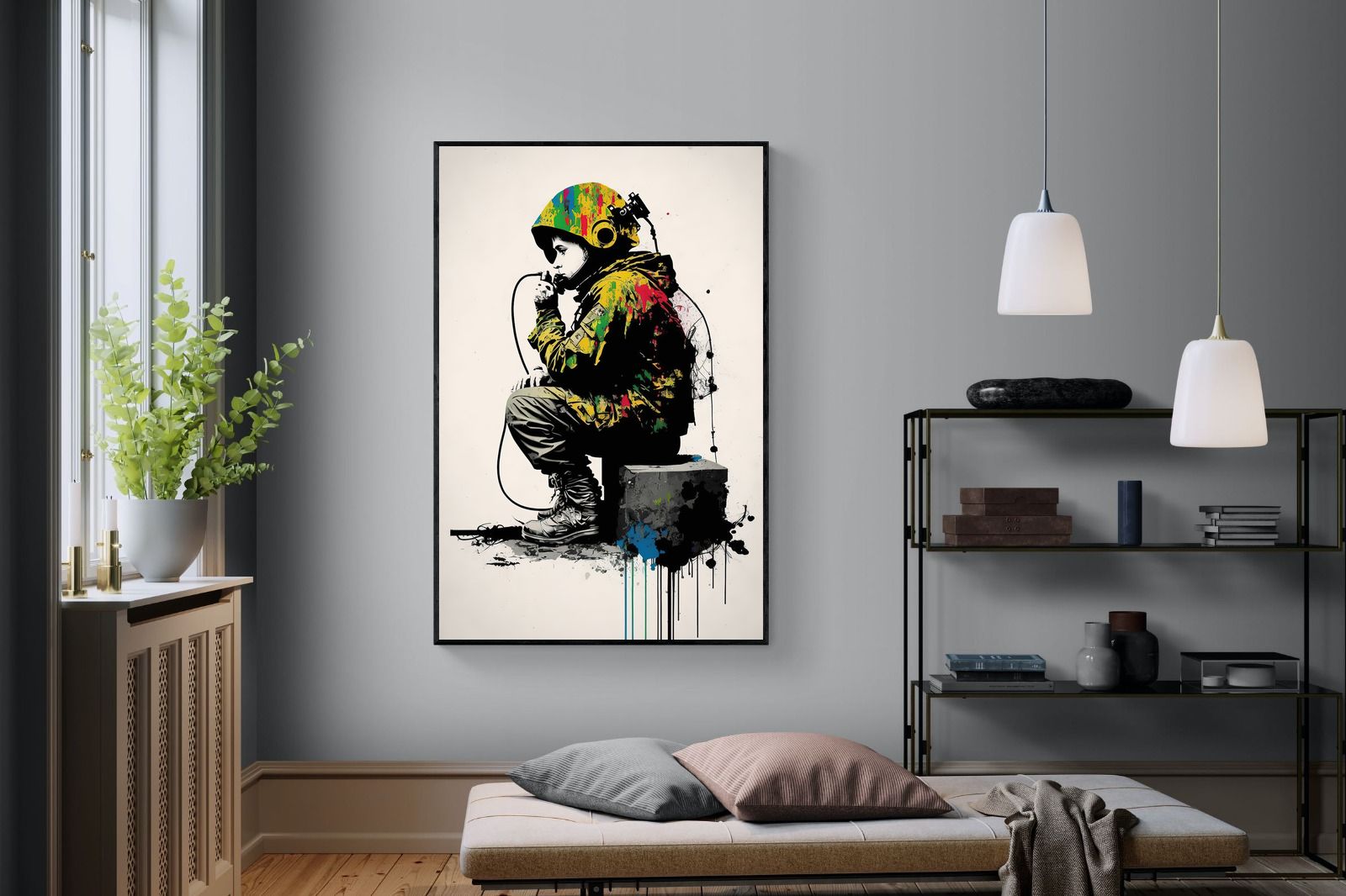 Pixalot Banksy Astronaut