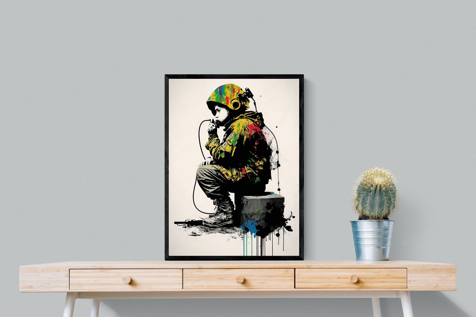 Pixalot Banksy Astronaut