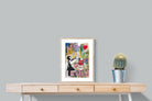 Mr Brainwash Banksy Tribute Street Art-Wall_Art-45 x 60cm-Framed Print-Wood-Pixalot