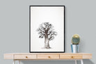 Baobab Legacy #5-Wall_Art-75 x 100cm-Mounted Canvas-Black-Pixalot