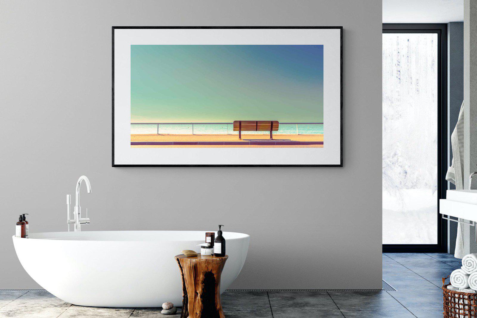 Bench-Wall_Art-180 x 110cm-Framed Print-Black-Pixalot