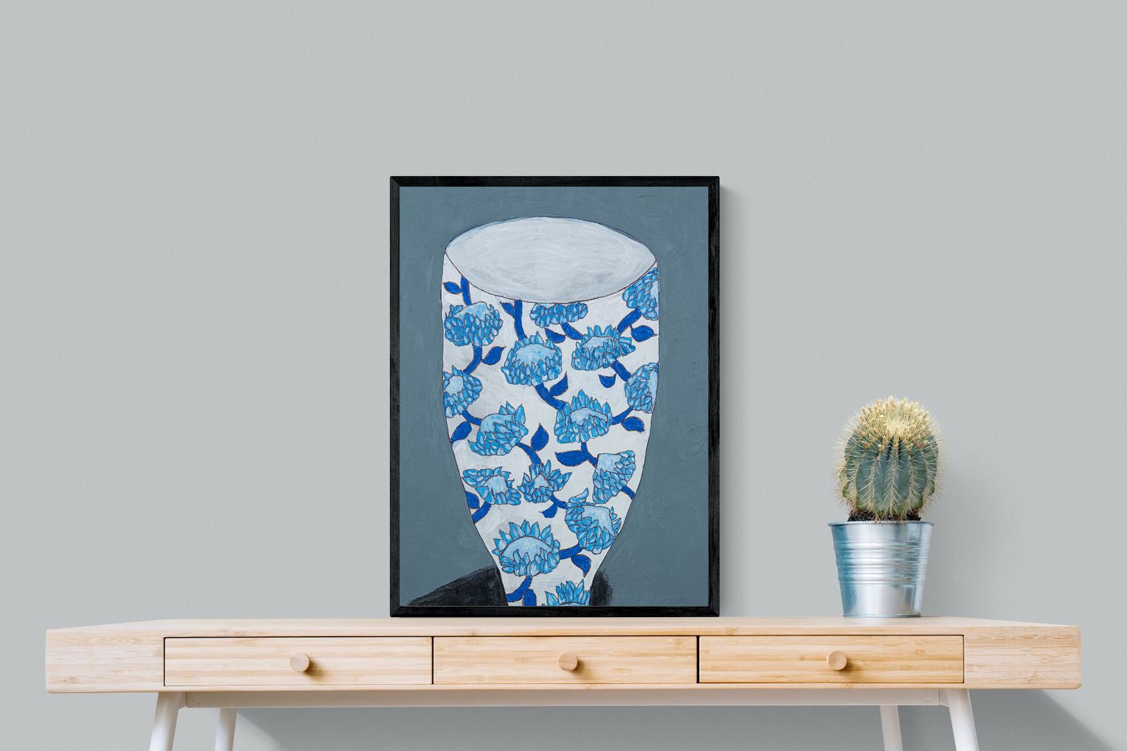 Pixalot Blue Protea Vase