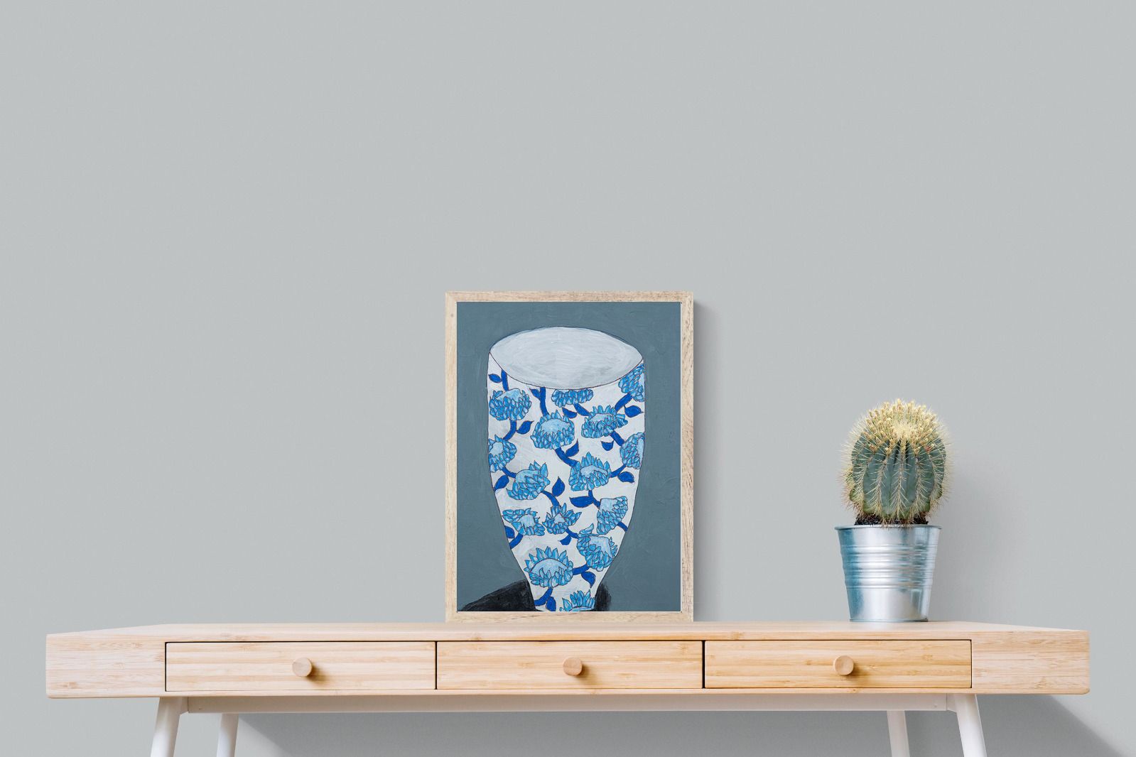 Pixalot Blue Protea Vase