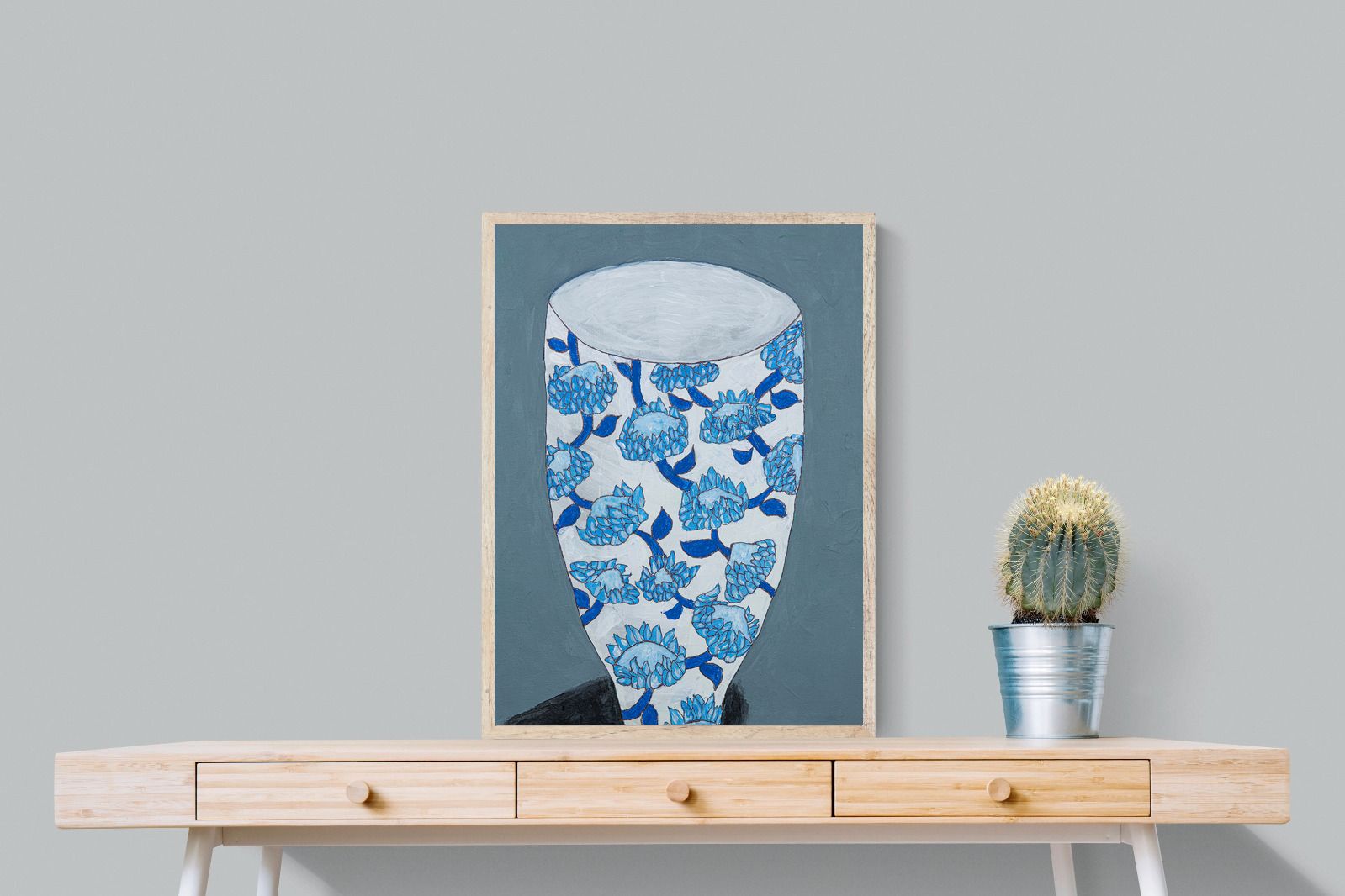 Pixalot Blue Protea Vase