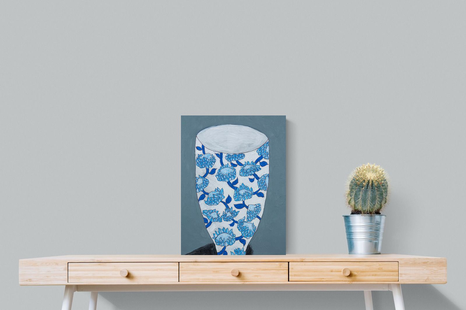 Pixalot Blue Protea Vase