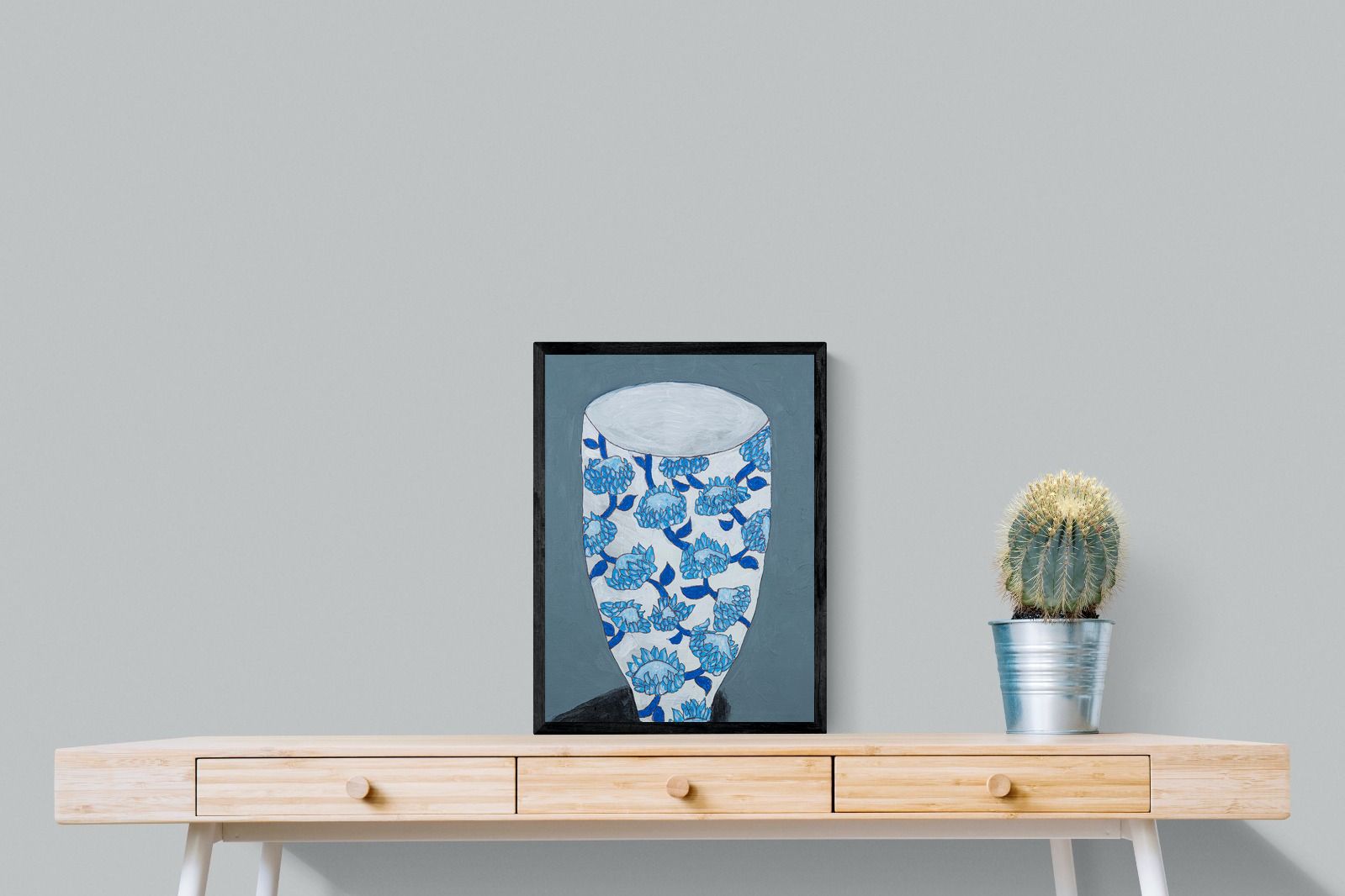 Pixalot Blue Protea Vase