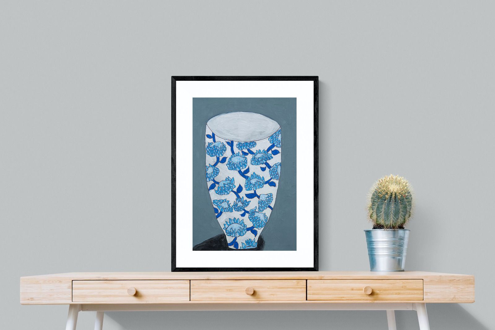 Pixalot Blue Protea Vase