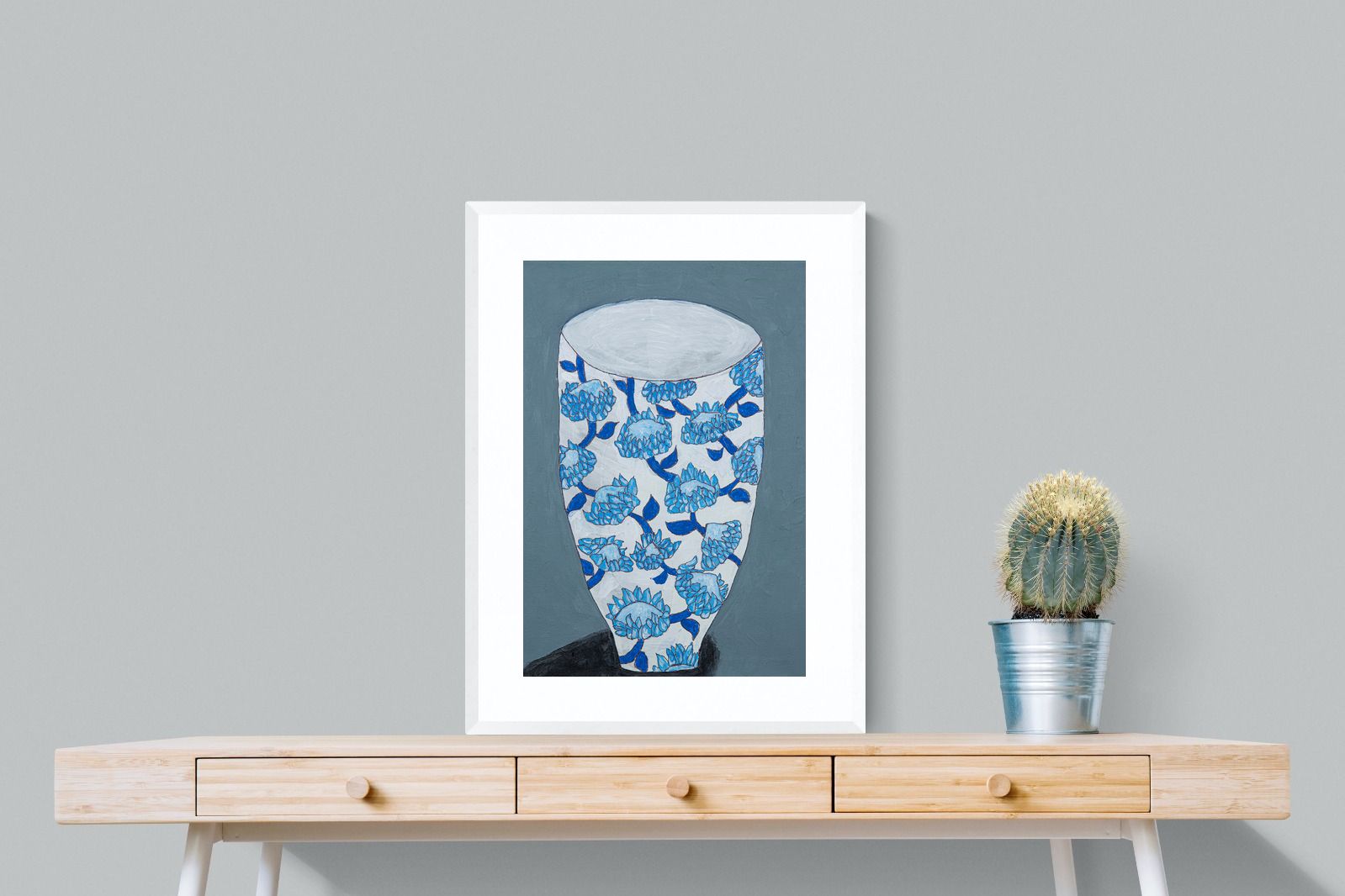 Pixalot Blue Protea Vase