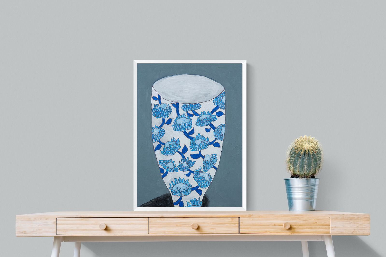 Pixalot Blue Protea Vase