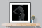 Body Contours-Wall_Art-100 x 100cm-Framed Print-Black-Pixalot