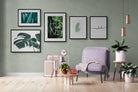 Botanical Gallery Wall Set-Wall_Art-Framed Print-Black-Pixalot