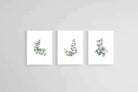 Botanical Set-Wall_Art-45 x 60cm (x3)-Mounted Canvas-White-Pixalot