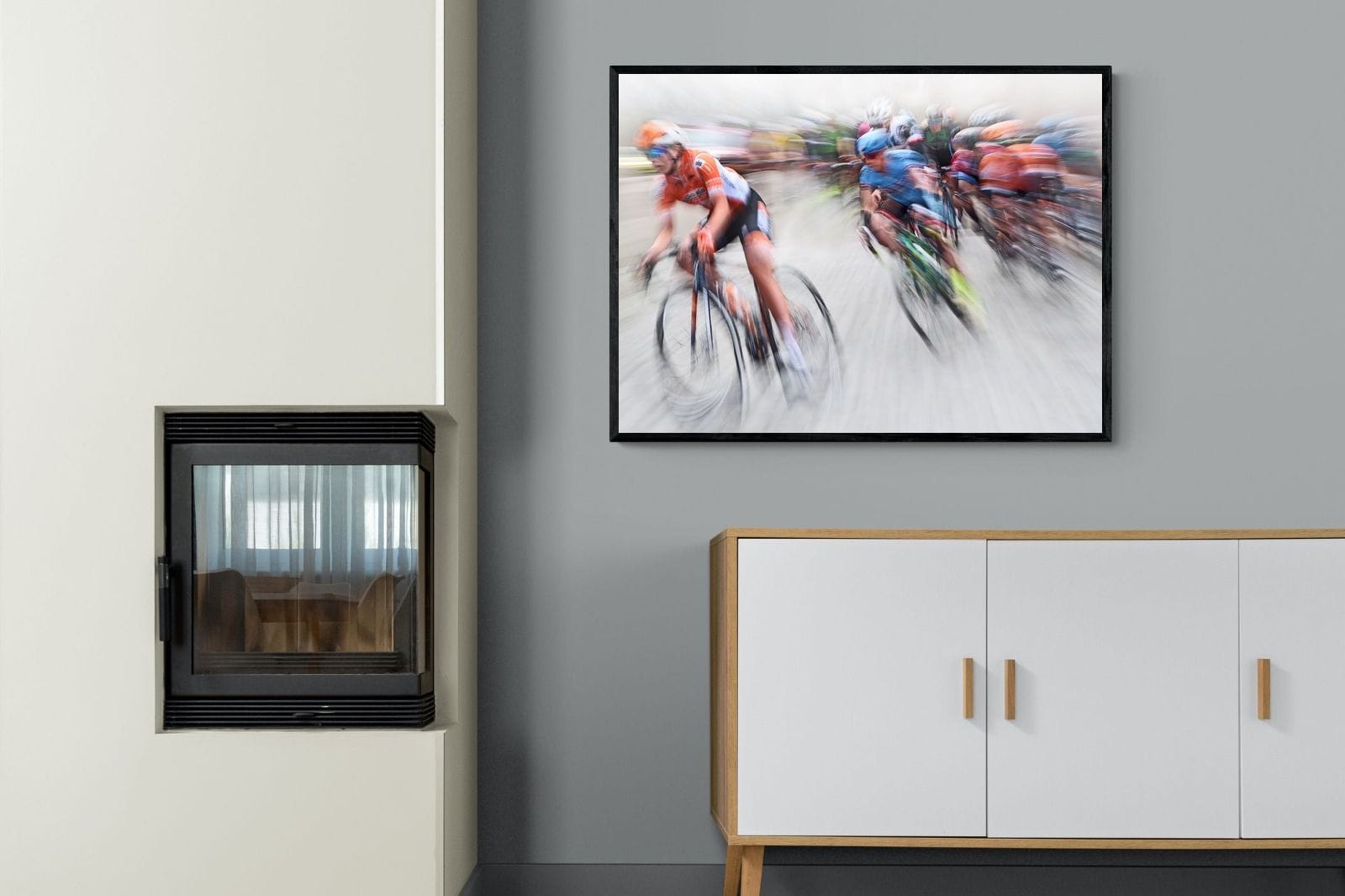 Breakaway-Wall_Art-100 x 75cm-Mounted Canvas-Black-Pixalot