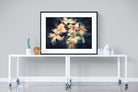 Brushed Petals-Wall_Art-120 x 90cm-Framed Print-Black-Pixalot