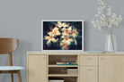 Brushed Petals-Wall_Art-60 x 45cm-Mounted Canvas-White-Pixalot