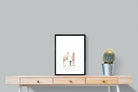 Camel Kid-Wall_Art-45 x 60cm-Framed Print-Black-Pixalot