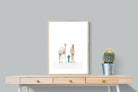 Camel Kid-Wall_Art-60 x 80cm-Framed Print-Wood-Pixalot