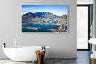 Cape Town Harbour-Wall_Art-180 x 110cm-Mounted Canvas-White-Pixalot