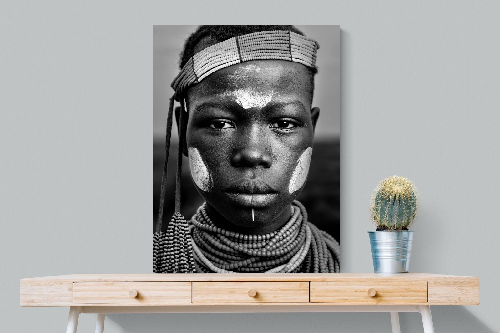 Caro Girl-Wall_Art-75 x 100cm-Mounted Canvas-No Frame-Pixalot