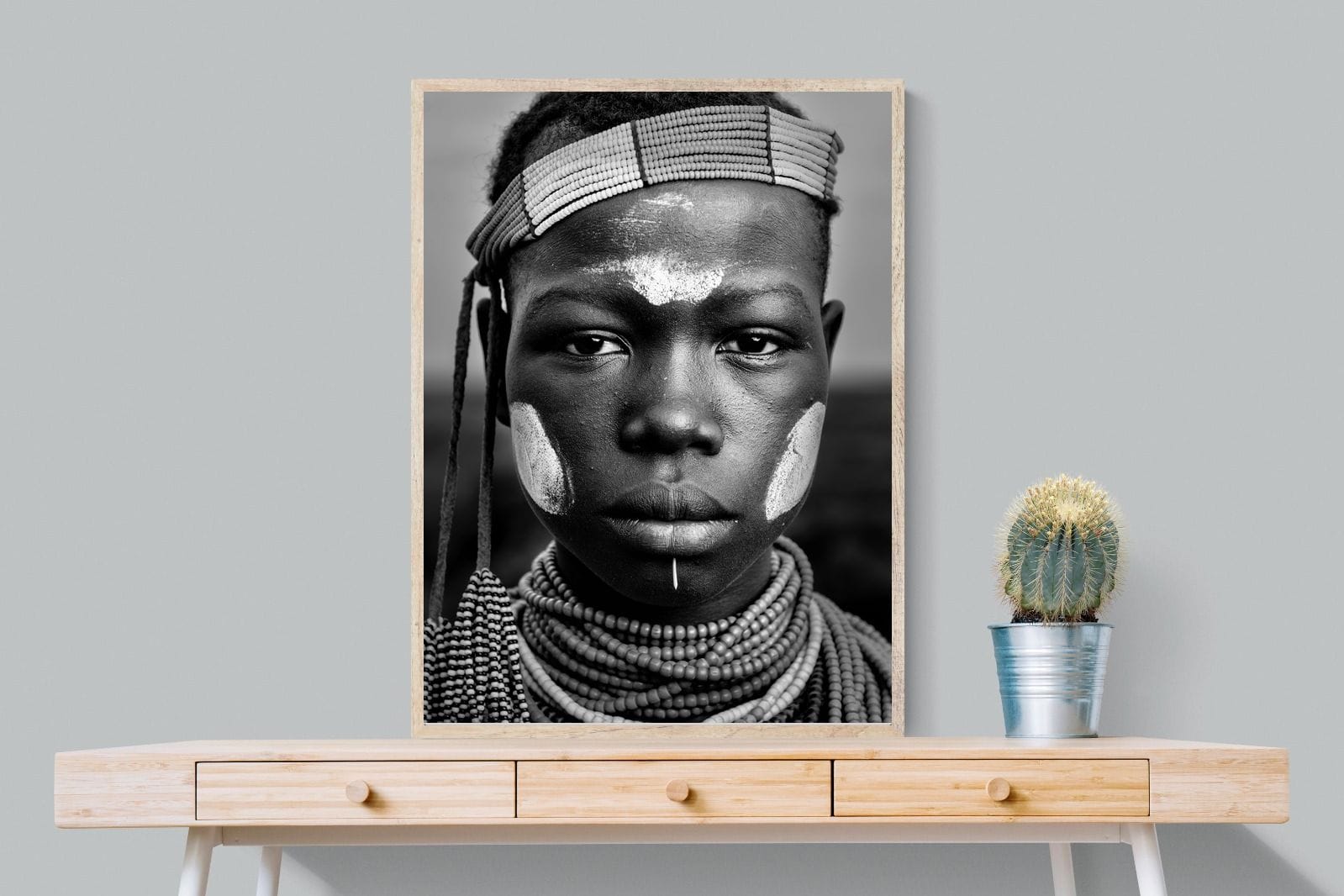 Caro Girl-Wall_Art-75 x 100cm-Mounted Canvas-Wood-Pixalot