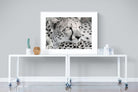 Cheetah Glare-Wall_Art-120 x 90cm-Framed Print-White-Pixalot